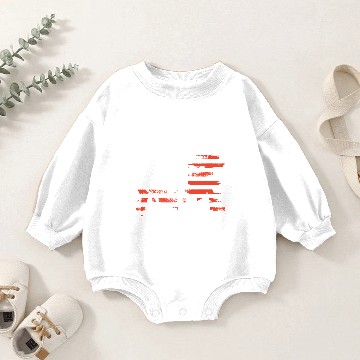 Discover Oilfield Patriotic Flag With Oil Pumping Rig ameri Baby Romper Sweatshirts
