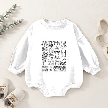 Discover vail colorado handdrawn Baby Romper Sweatshirts
