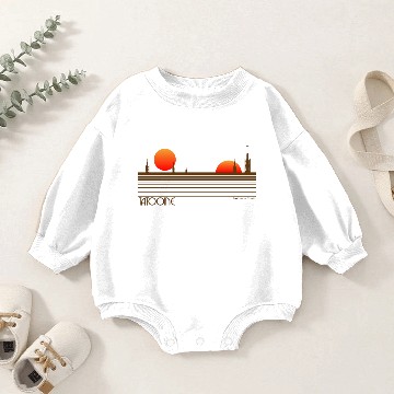 Discover Visit Tatooine Baby Romper Sweatshirts
