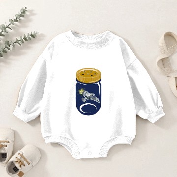 Discover Firefly In A Jar Baby Romper Sweatshirts