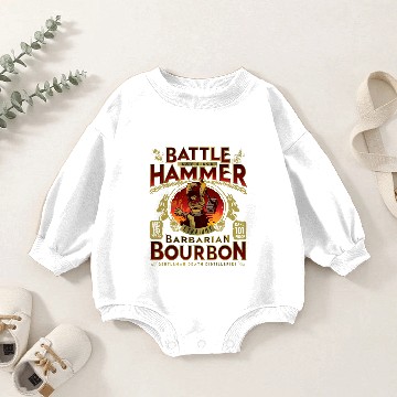 Discover Battle Hammer Bourbon Baby Romper Sweatshirts