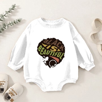 Discover Black is beautiful Baby Romper Sweatshirts