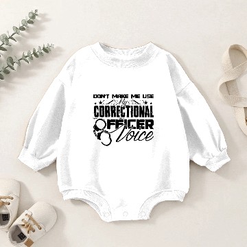 Discover My Correctional Officer Voice Mug Baby Romper Sweatshirts