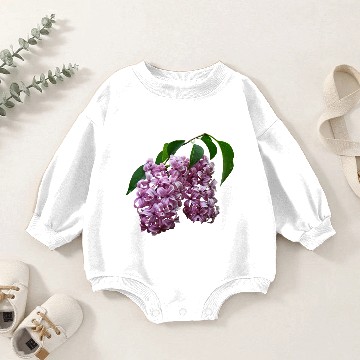Discover Pink Lilac Duo Baby Romper Sweatshirts