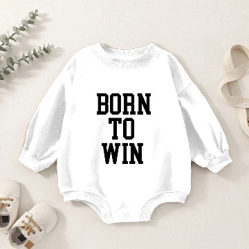 Discover Born To Win Baby Romper Sweatshirts