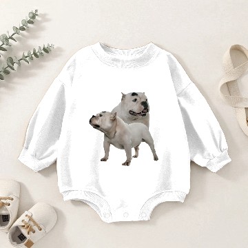 Discover White American Bully Baby Romper Sweatshirts