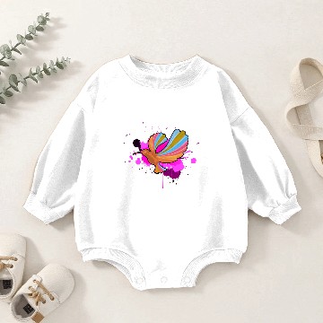 Discover Hummingbird Colorful Baby Romper Sweatshirts