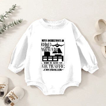 Discover Air Traffic Controller Baby Romper Sweatshirts