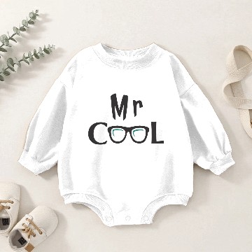 Discover mr cool black Baby Romper Sweatshirts