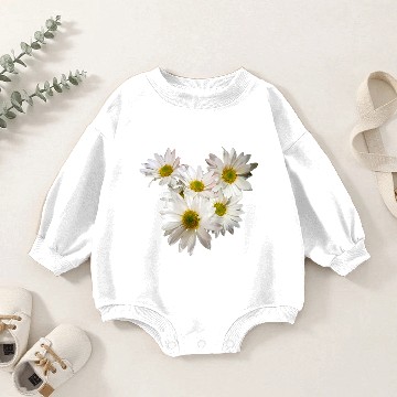 Discover Daisy Heart Baby Romper Sweatshirts