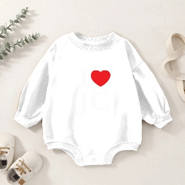 Discover I LOVE JESUS CHRIST Baby Romper Sweatshirts