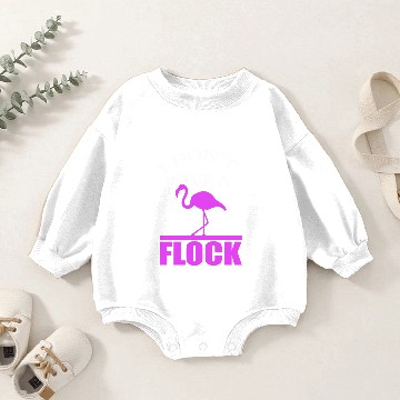 Discover Flamingo Pink James Baby Romper Sweatshirts Bird Gift