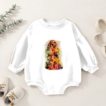 Discover English Cocker Spaniel Baby Romper Sweatshirts