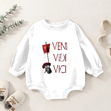 Discover Veni Vidi Vici Baby Romper Sweatshirts