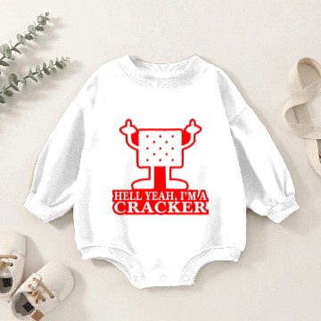 Discover Hell Yeah I’m A Cracker ©WhiteTigerLLC.com Baby Romper Sweatshirts
