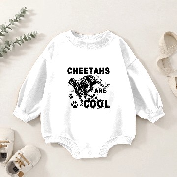 Discover Cheetah Baby Romper Sweatshirts