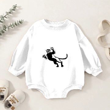 Discover Black Panther Attacking Baby Romper Sweatshirts