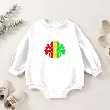 Discover RASTA SKULL AND CROSSBONES Baby Romper Sweatshirts