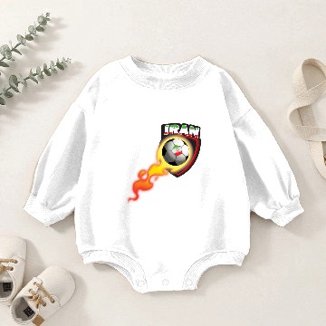 Discover Iran Soccer Baby Romper Sweatshirts for the Ultimate Fan