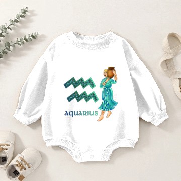 Discover CELTIC KNOT AQUARIUS Baby Romper Sweatshirts