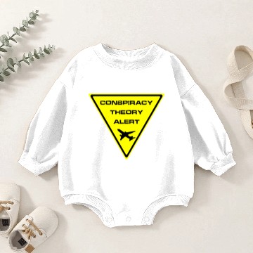 Discover Conspiracy Theory Alert Baby Romper Sweatshirts