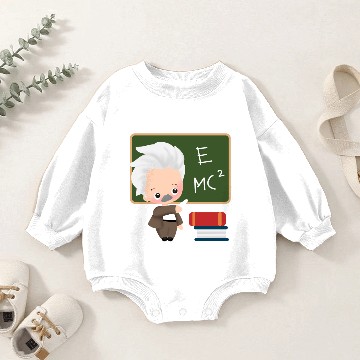 Discover Albert Einstein Theory of Relativity Baby Romper Sweatshirts