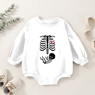 Discover Maternity Skeleton Baby Romper Sweatshirts