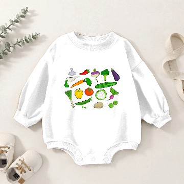 Discover bell pepper Baby Romper Sweatshirts