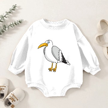 Discover Seagull Baby Romper Sweatshirts