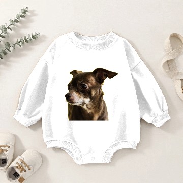 Discover dog - chihuahua Baby Romper Sweatshirts