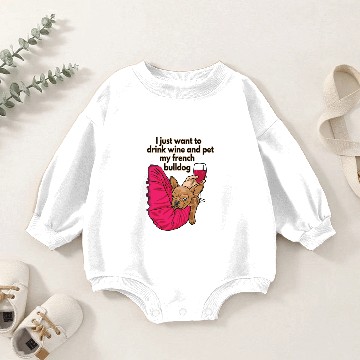Discover Hi quality Frenchie Baby Romper Sweatshirts