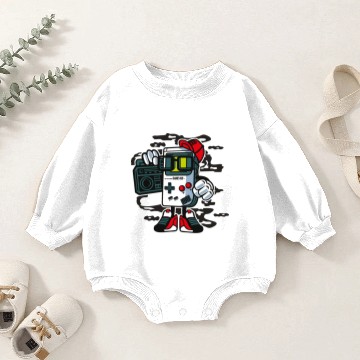 Discover Comic funny Gameboy kid cool Baby Romper Sweatshirts
