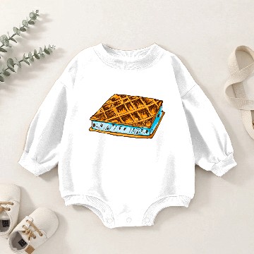 Discover waffle ice cream Baby Romper Sweatshirts