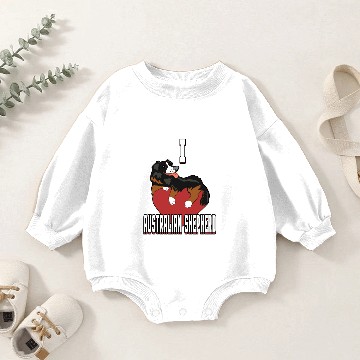 Discover Australian Shepherd Baby Romper Sweatshirts