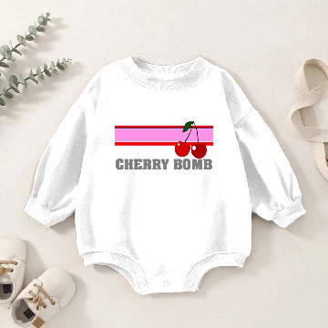Discover CHERRY BOMB Baby Romper Sweatshirts