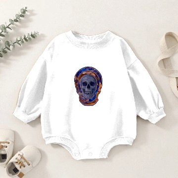 Discover Psychedelic skull BP Baby Romper Sweatshirts