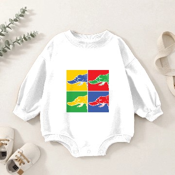 Discover Platypus Popart Baby Romper Sweatshirts