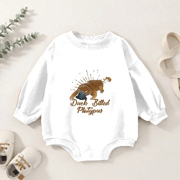 Discover Ornithorhynchus Platypus Baby Romper Sweatshirts