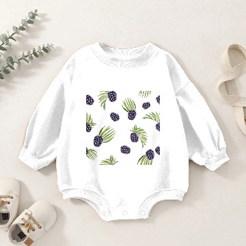 Discover Blackberry Fruit Baby Romper Sweatshirts