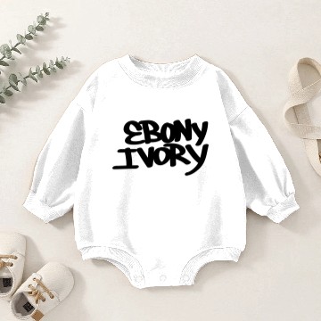 Discover Ebony ivory Baby Romper Sweatshirts