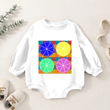 Discover citron / Lemon / Popart Baby Romper Sweatshirts