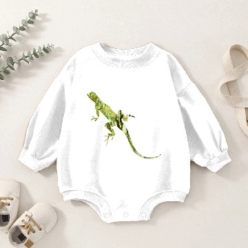 Discover artTS batik salamander newt Baby Romper Sweatshirts