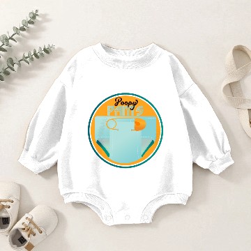 Discover poopy pants diaper safety pin gift idea Baby Romper Sweatshirts