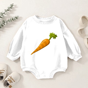 Discover just a silly carrot Baby Romper Sweatshirts