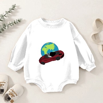 Discover Tesla in Space – SpaceX Inspired Design Baby Romper Sweatshirts