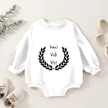 Discover Veni Vidi Vici Baby Romper Sweatshirts
