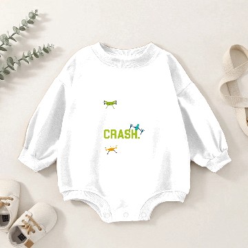 Discover Drone - Build. Race. Crash. Repeat Baby Romper Sweatshirts
