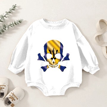 Discover Barbados Baby Romper Sweatshirts
