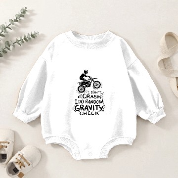 Discover I dont crash Baby Romper Sweatshirts