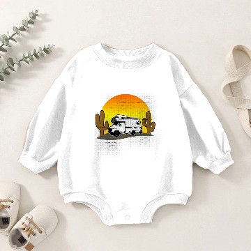 Discover ALBUQUERQUE Campig Desert Baby Romper Sweatshirts